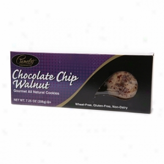 Pamela's Products Wheat-free &anp; Gluten-free, Gourmet All Natural Cookies, Chocolate Chi Walnut