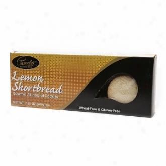 Pamela's Products Wheat-free & Gluten-free, Gourmet All Natural Cookies, Lemon Shortbread