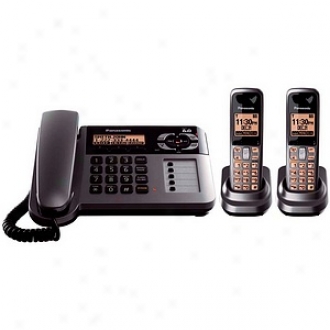 Panasonic Kx-tg1062m Dect 6.0 Corded/cordless Phoen Caller Id Digital Answering System