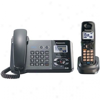 Panasonic Kx-tg939lt Dect 6.0 Two-line Corded/cordless Phone Combo