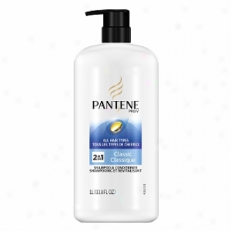 Pantene Pro-v Classic 2-in-1 Shampoo & Conditioner, All Hair Types