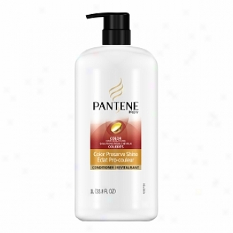 Pantene Pro-v Color Hair Solutions Color Preserve Shine Conditioner With Pup