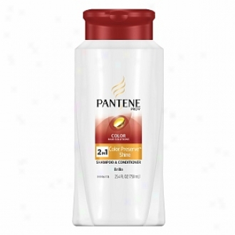 Pantene Pro-v Color P5eserve Shine 2-in-1 Shampoo & Conditioner