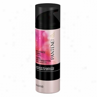 Pantene Pro-v Curly Hair Sttle Anti-frizz Straightening Hair Creme