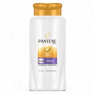 Pantene Pro-v Fine Hair Solutions Volume Shampoo & Conditioner