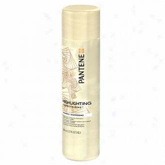 Pantene Pro-v Highlighting Expressions Daily Color Enhancing Shampoo With Liquid Crystals