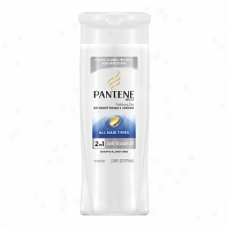 Pantene Pro-v Pyrithione Zinc Anti-dandruff 2 In 1 Shampoo & Conditioner