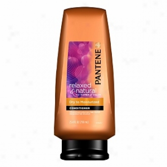 Pantene Prl-v Relaxed And Natural For Women Of Color Conditioner, Dry To Moisturized