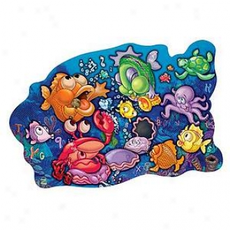 Patch Productw 3d Sneaky Floor Puzzle Singin' Sea Creatures 46 Jumbo Pieces Ages 3+