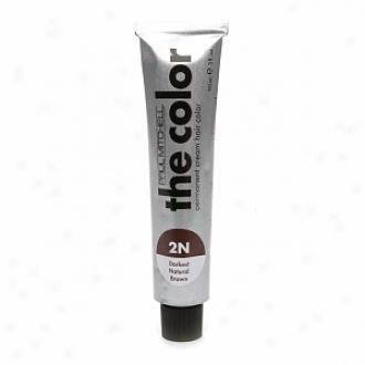 Paul Mitchell The Complexion Permanent Cream Hair Color - For Professional Use, 2n - Darkest Natural Brown