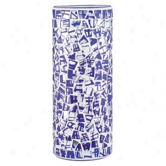 Paulmann Lighting Interchangeable Lamp Shade 99846, Blue And Dichroic Fabro