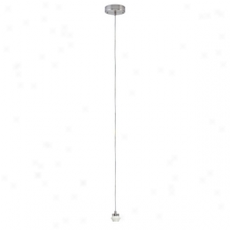 Paulmann Lighting Single Pendant Ceiling Fixture Hanging Lamp 99, Brushed Nickel