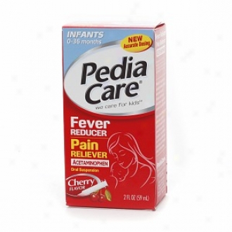 Pediacare Infaht's Fever Reducer/pain Reliever Acetaminophen Oral Suspension, Cherry Flavor