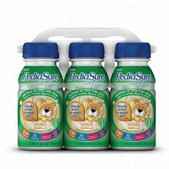 Pediasure Balanced Nutrition Beverage, 8 Fl. Oz. Bottles, Vanilla With Fiber