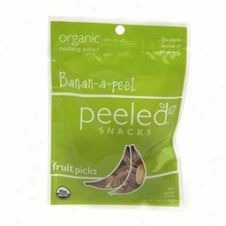 Peeled Organic Snacks Organic Dried Fruit Picks Pouches, Banan-a-peel