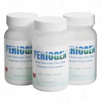 Periogen Tartar Dissolving Oral Riinse, Powdered Concentrate, 3-pack