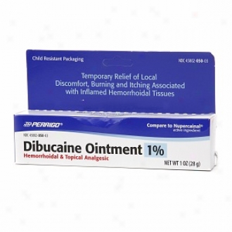 Perrigo Dibucaine Ointment 1% Hemorrhoidal & Topical Analgesic