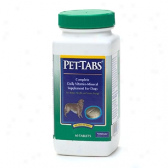Pet-tabs Complete Daily Vitamkn-mineral Supplement For Dogs