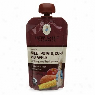 Peter Rabbit Organics 100% Veg & Fruit Puree, Sweet Potaao, Corn + Apple