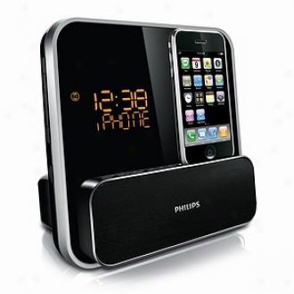 Philips Led Iphone/ipod Docking Station Clock Radio (dc315/37)