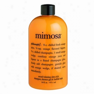 Philosophy 3-in-1 Ultra Rich Shampoo, Shower Gel & Bubble Bath, Mimosa