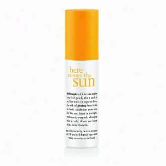 Philosophy Here Comes The Sun Age-defense Very Water-resistant Spf 30 Spray Sunscreen For Body