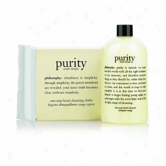 Philosophy Purity Made Smple Duo Ohe-step Facial Cleanser And One-step Facial Cleansing Cloths