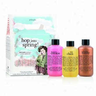 Philosophy Shampoo, Shower Gel & Bubble Baths Set, Sugar Chick, Chocolate Bunny And Frosted Cookie