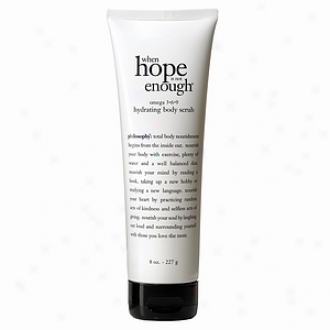 Science of causes  When Hope Is Not Enough Omega 3-6-9 Body Scrub