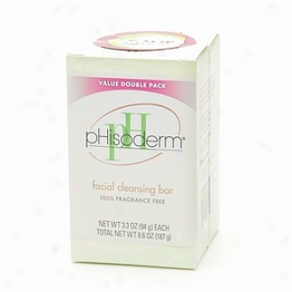 Phisoderm Value Double Pack Facial Cleansing Bars