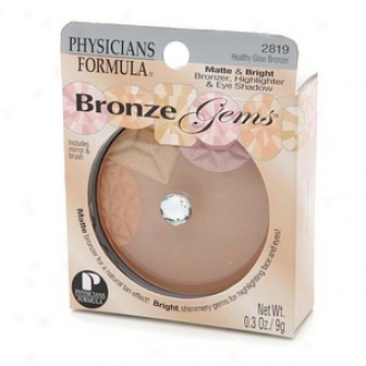 Physicians Formula Bronze Gems Matte & Bright Bronzer Highlighter & Eye Shadow, Healthy Glow Bronzer 2819