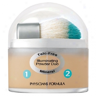 Physicians Formula Mineral Wear Duo Talc Free Mineral Illuminating Powder, Natural/beige 7028