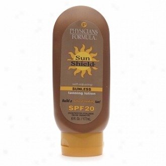 Physicians Formula Sun Shield Self-adj8sting Sunless Tanning Lotion Spf 20