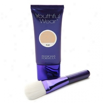 Physicians Formula Youthful Wear Cosmeceutical Youth-boosting Foundation + Brush, Spf 15, Fair