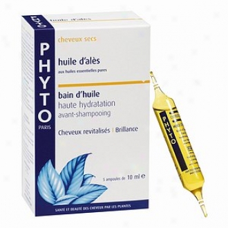 Phyto Huile D'ales Intense Hydrating Oil Treatment With Essentaol Oils, Dry Hair