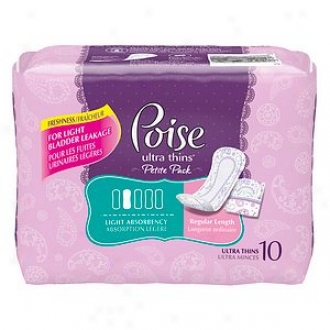 Poise Ultra Thins Petite Pack, Light Absorbency, Regular Length