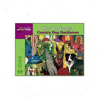 Pomegranate Communications Country Dog Gentlemen Puzzle: 1000 Pc Ages 12 And Up