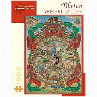 Pomegranate Communications Tibetan Wheel Of Vitality Puzzle 1000 Pcs  Ags 12 And Up