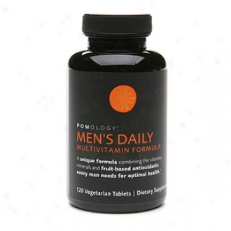 Pomology Men's Daily Multivitamin Formula, Vegetarian Tablets