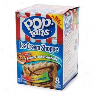 Pop Tarts Ice Cream Shoppe Toaster Pastries, Rainbow Cookie Sandwich