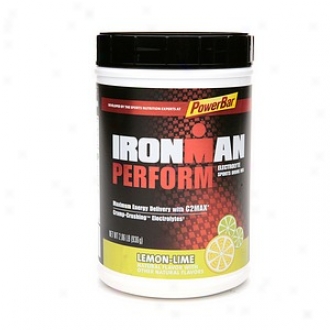 Powerbar Ironman Perform Electrolyte Sports Drink Mix, Lemno-lime