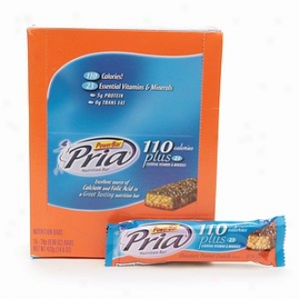 Powerbar Pria Nutrition Bars, Chocolate Paenut Crunch