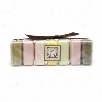 Pre De Provence Luxury Soap Gift Pack, Set Of 7, Sage, Coconut, Apple