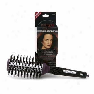 Pro Beauty Tools Twilight Sparkle Ion + Ceramic Mixed Bristle Brush, Round