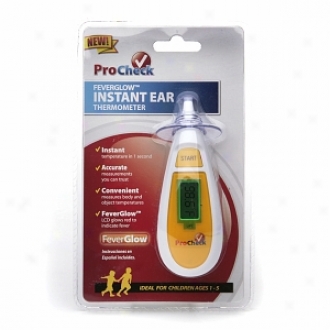 Procheck Feverglow Pressing Ewr Thermometer, Model Irdy1-1-pro