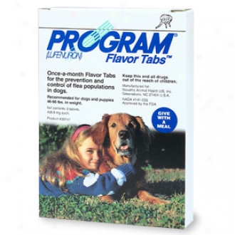 Program Flavor Tabs Recommended For Dogs And Puppies 46-90 Lbs. In Weight