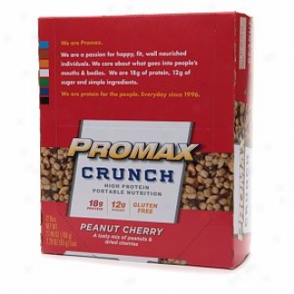 Promax Nutrition Crunch High Protein Portable Nutrition, Peanut Cherry