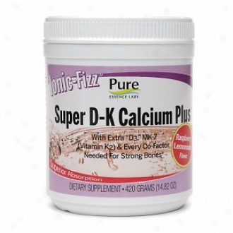 Pure Essence Labs Ionic Fozz Super D -k Calcium Plus, Raspberry Lemonade