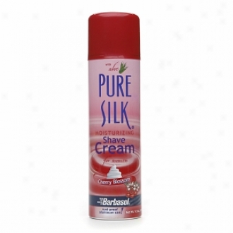 Pure Silk Moisturizing Shave Cream For Women, Cherry Blossom