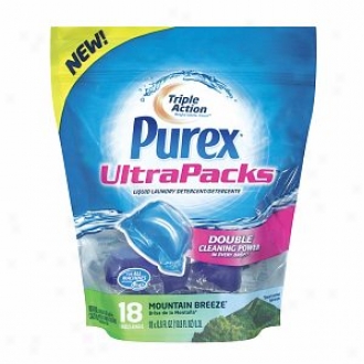 Purex Ultrapacks Liquid Laundry Cleansing, Mountain Breeze